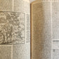 1558 BIBLE ILLUSTRATED antique VELLUM BINDING LATIN BIBLIA SACRA 16 century
