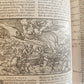 1558 BIBLE ILLUSTRATED antique VELLUM BINDING LATIN BIBLIA SACRA 16 century
