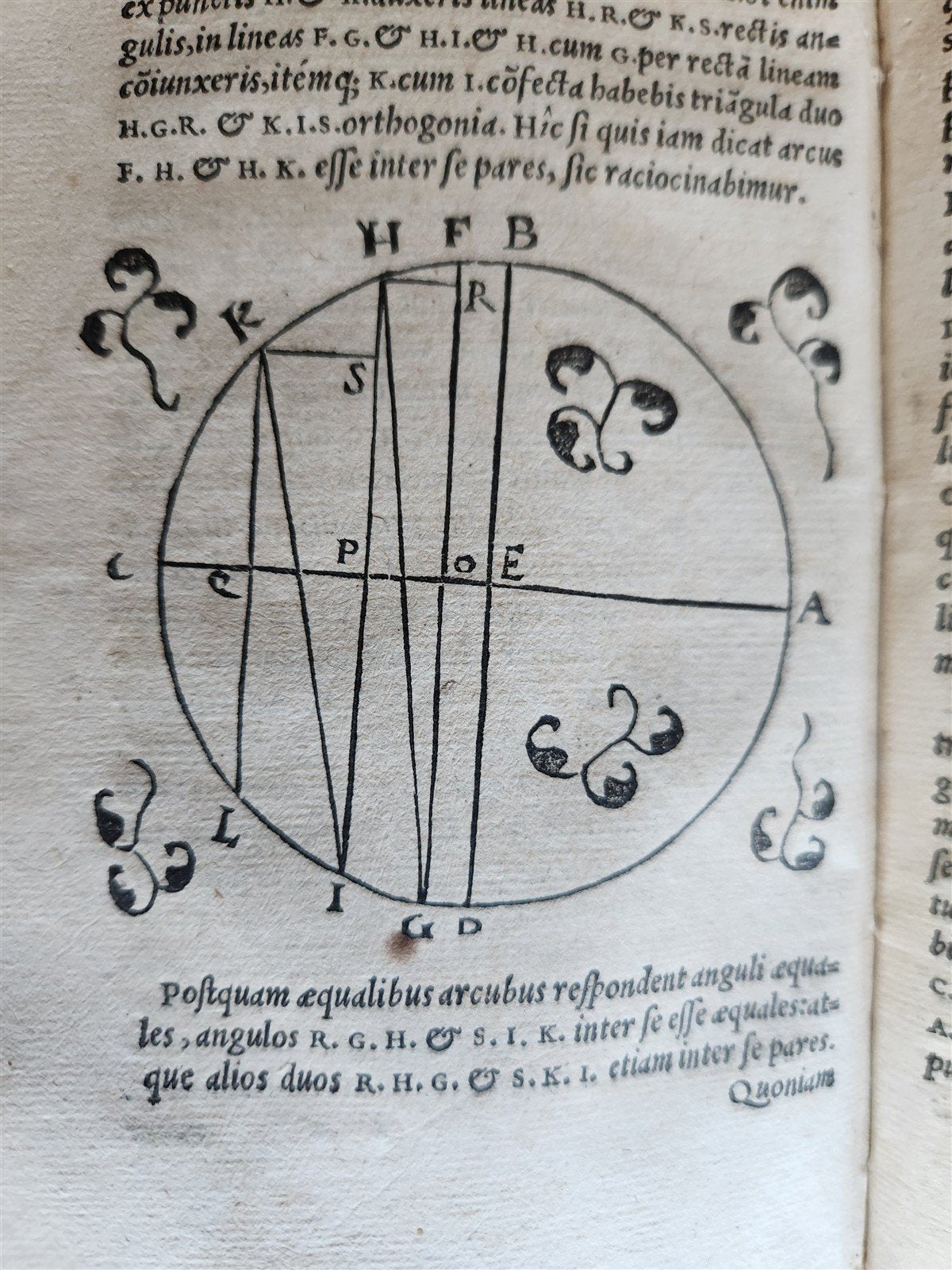 1564 SPHAERA by IOHANNES SACROBOSCO antique ILLUSTRATED astronomy