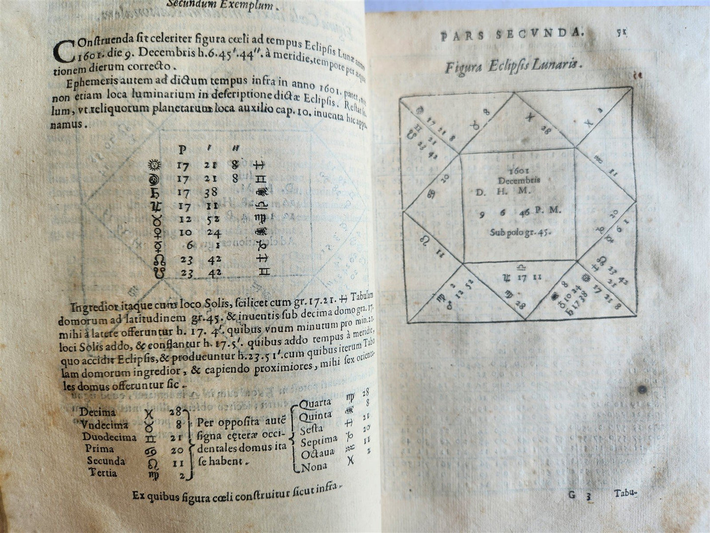 1616 Ephemerides Coelestium Motuum ANTIQUE astronomy astrology Giovanni Magini