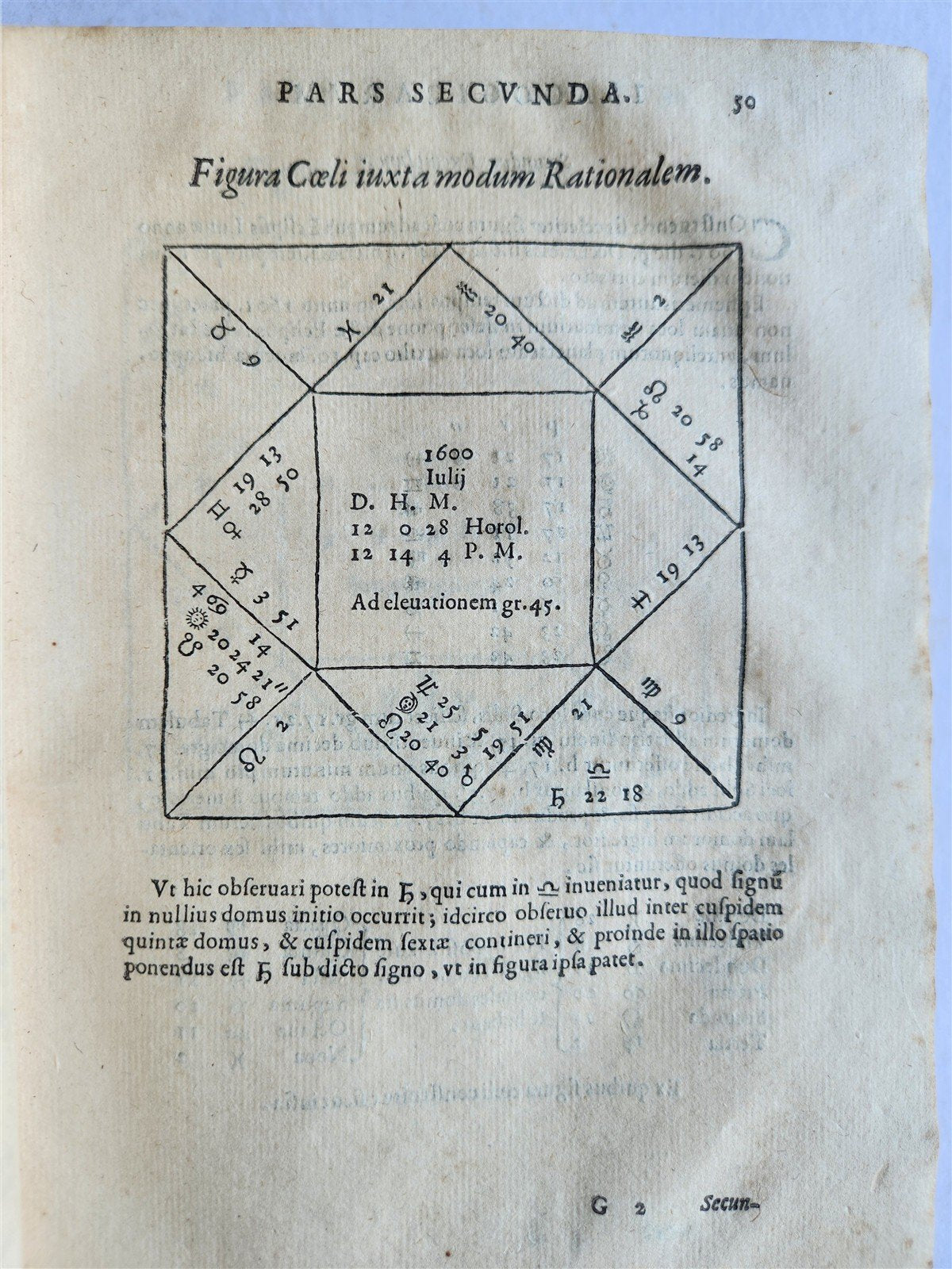 1616 Ephemerides Coelestium Motuum ANTIQUE astronomy astrology Giovanni Magini