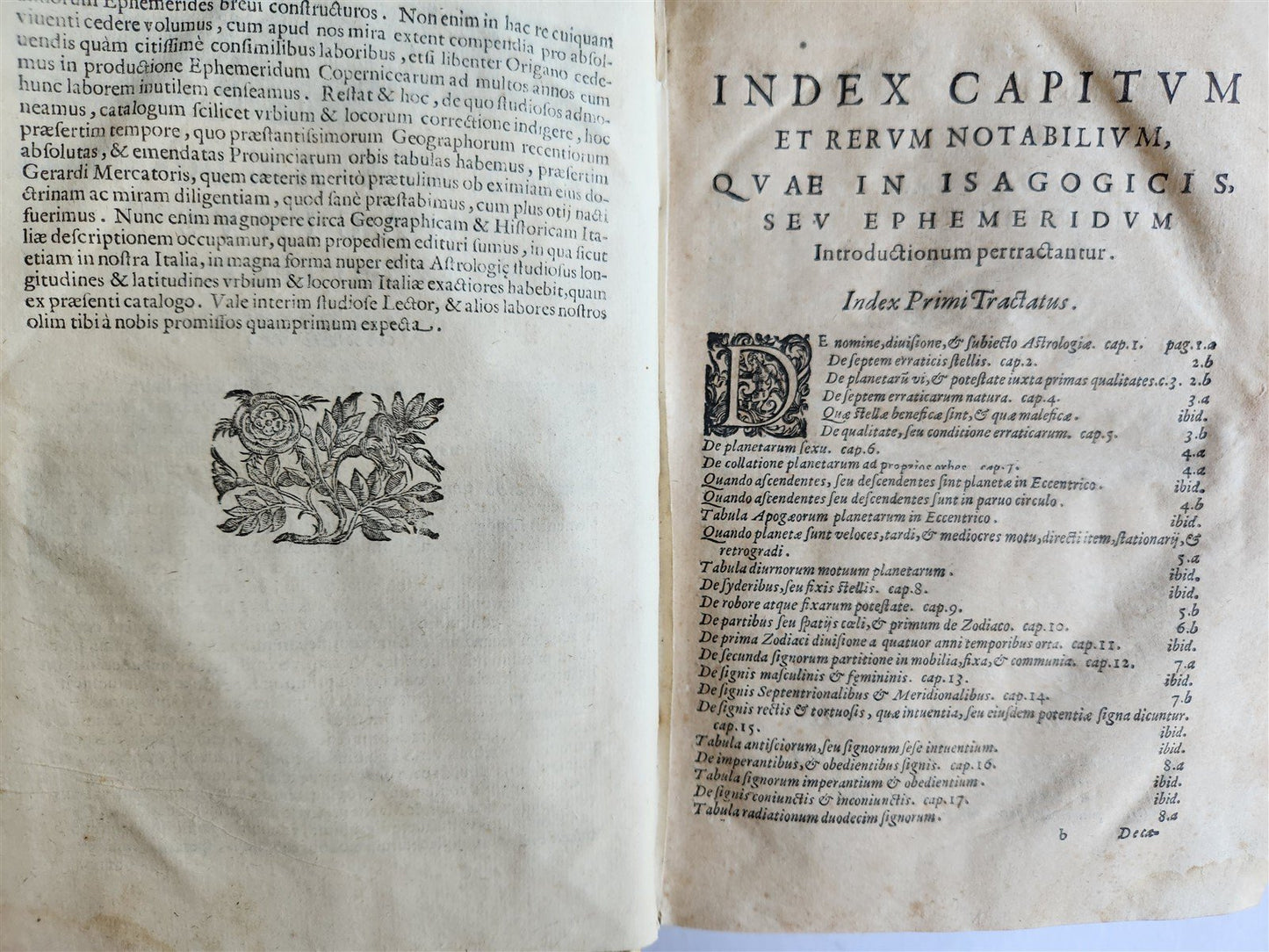 1616 Ephemerides Coelestium Motuum ANTIQUE astronomy astrology Giovanni Magini