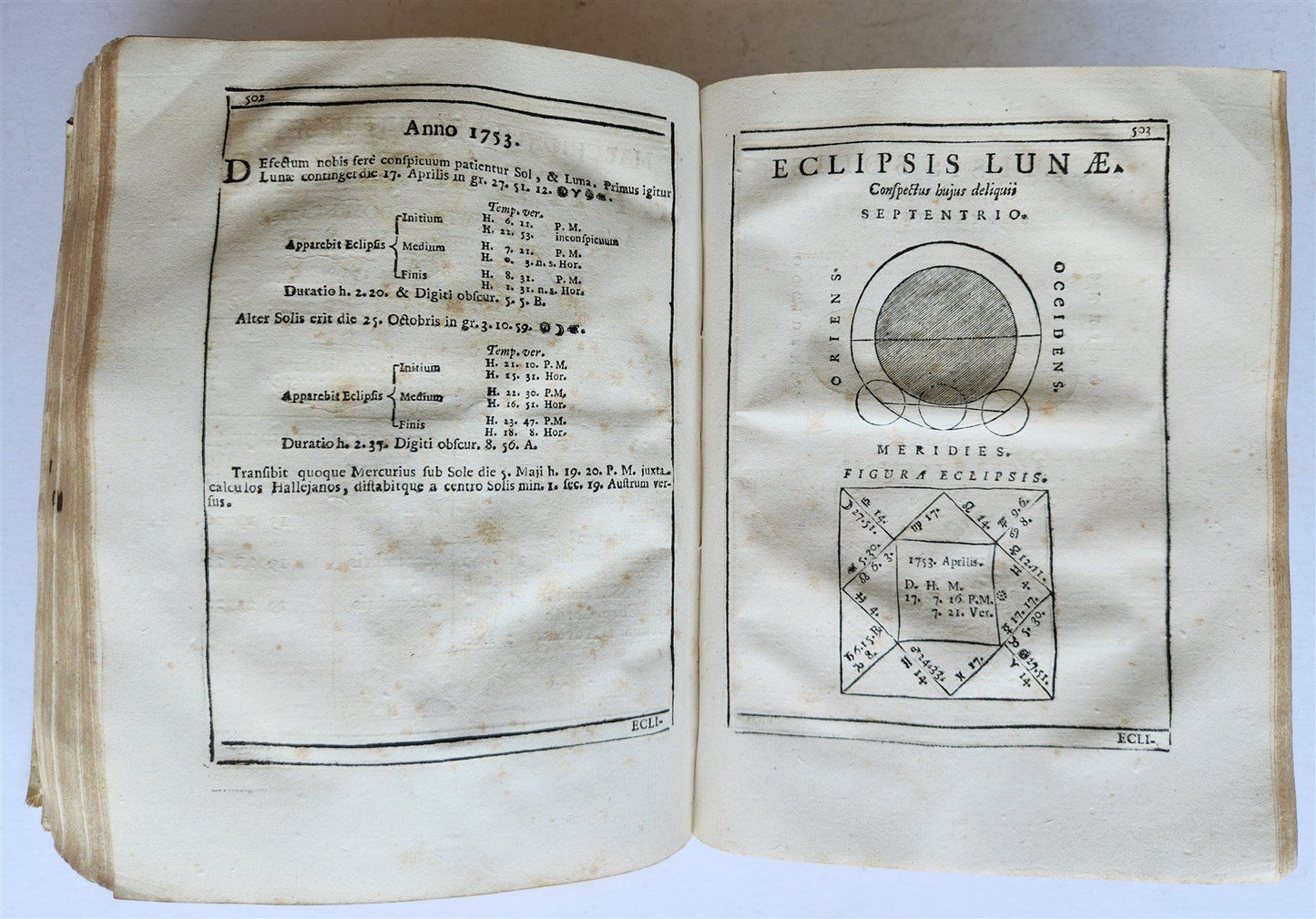 1720 Ephemerides Motuum Coelestium ANTIQUE astronomy astrology Antonio Ghislieri