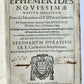 1640 Ephemerides Motuum Coelestium ANTIQUE astronomy astrology F.Montebruni