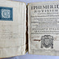 1640 Ephemerides Motuum Coelestium ANTIQUE astronomy astrology F.Montebruni