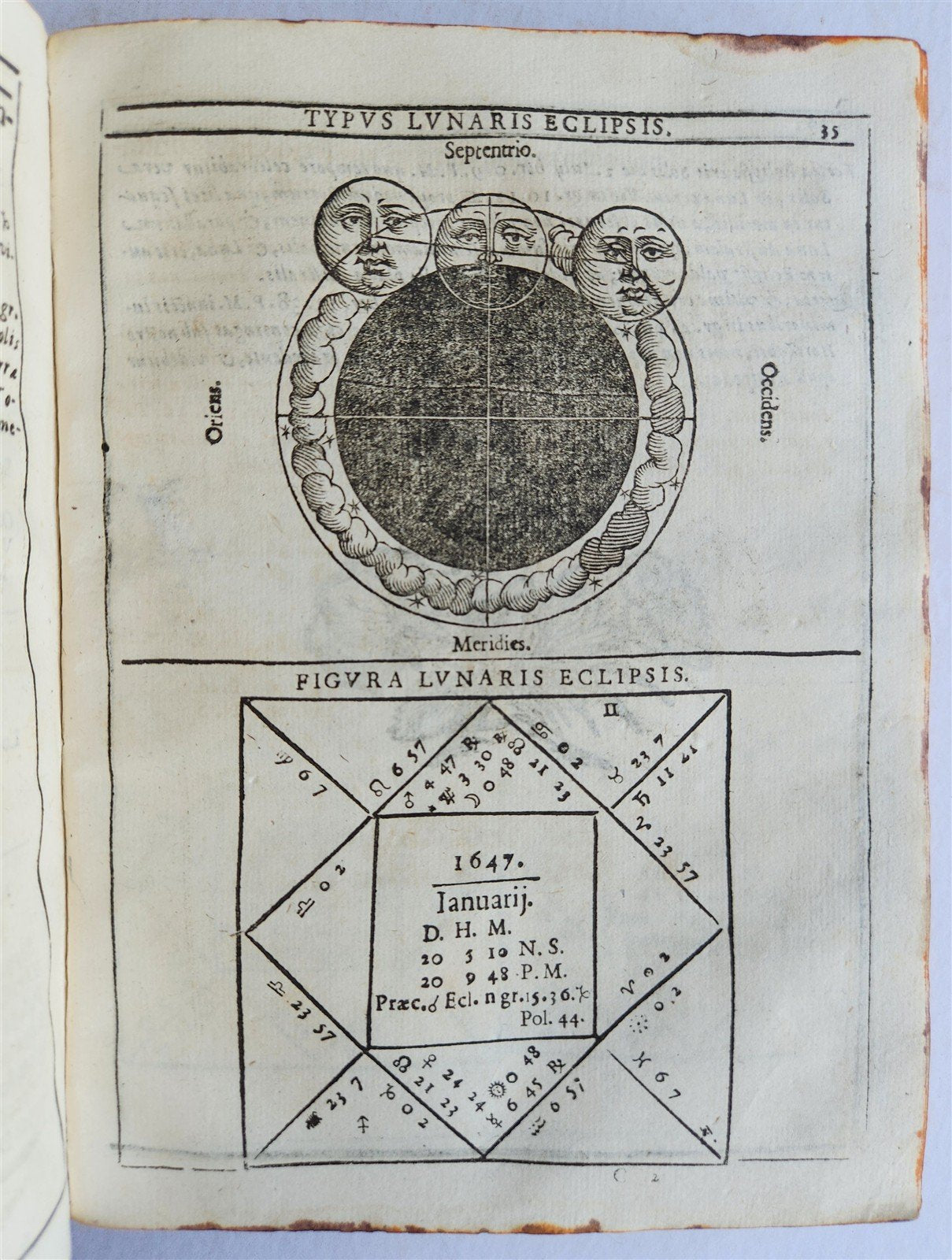 1640 Ephemerides Motuum Coelestium ANTIQUE astronomy astrology F.Montebruni