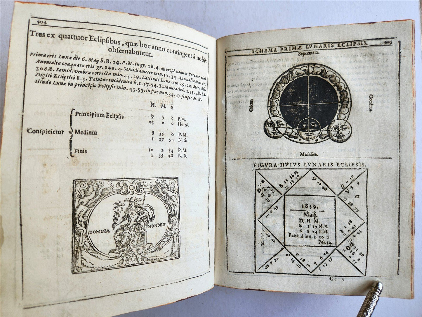 1640 Ephemerides Motuum Coelestium ANTIQUE astronomy astrology F.Montebruni