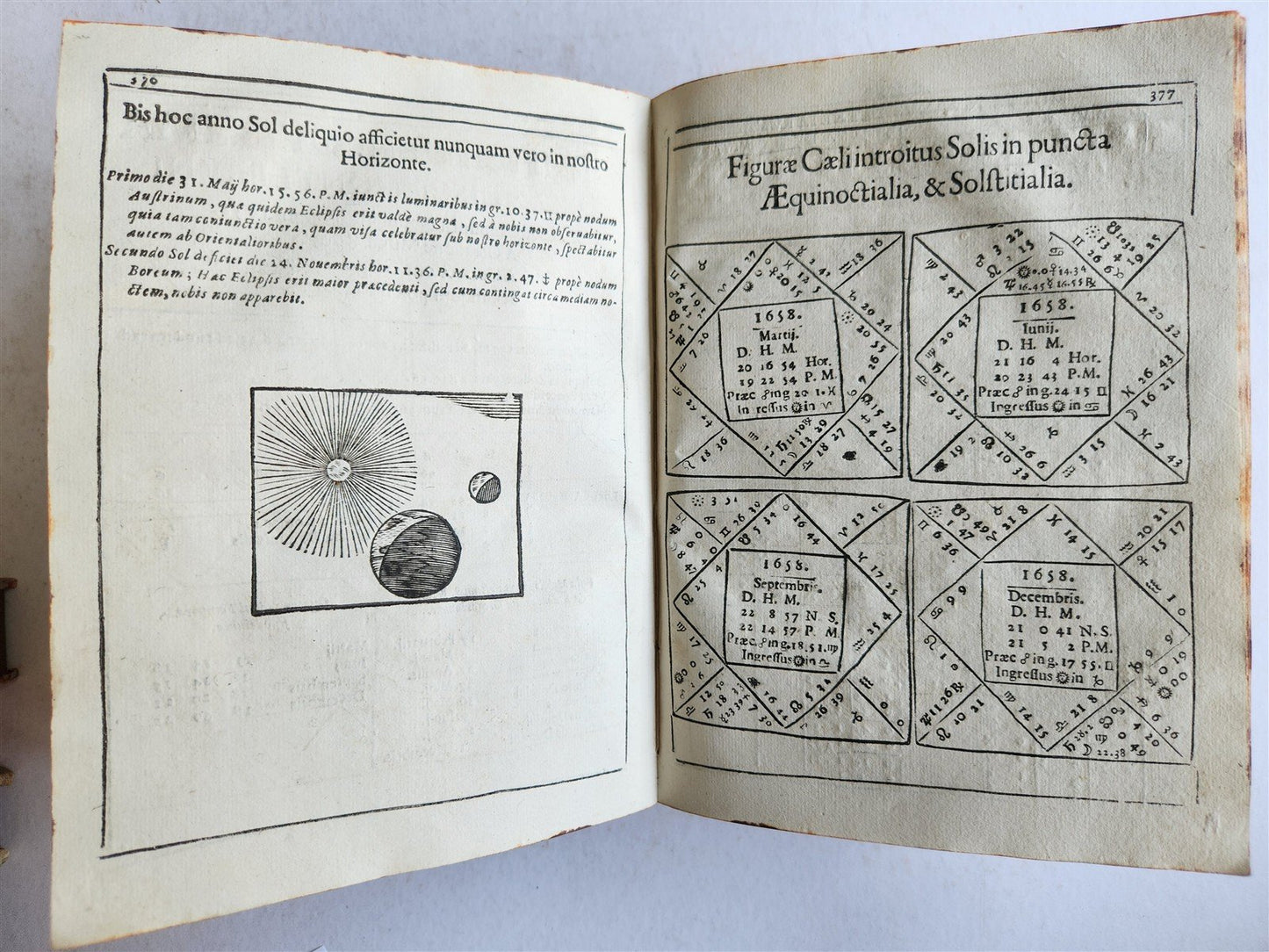 1640 Ephemerides Motuum Coelestium ANTIQUE astronomy astrology F.Montebruni