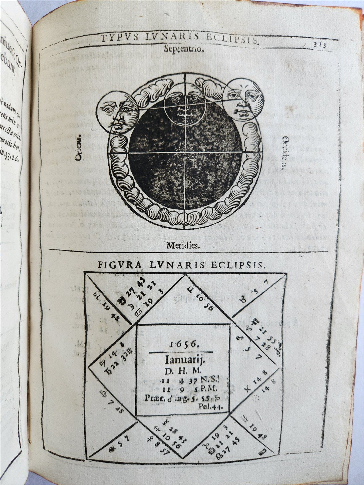 1640 Ephemerides Motuum Coelestium ANTIQUE astronomy astrology F.Montebruni