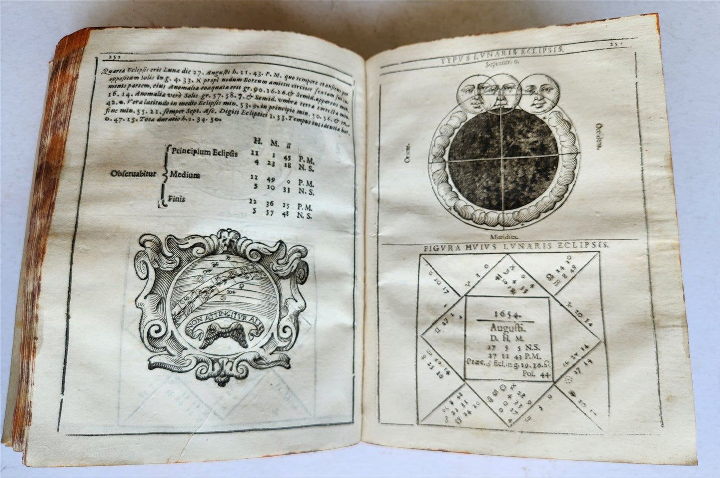 1640 Ephemerides Motuum Coelestium ANTIQUE astronomy astrology F.Montebruni