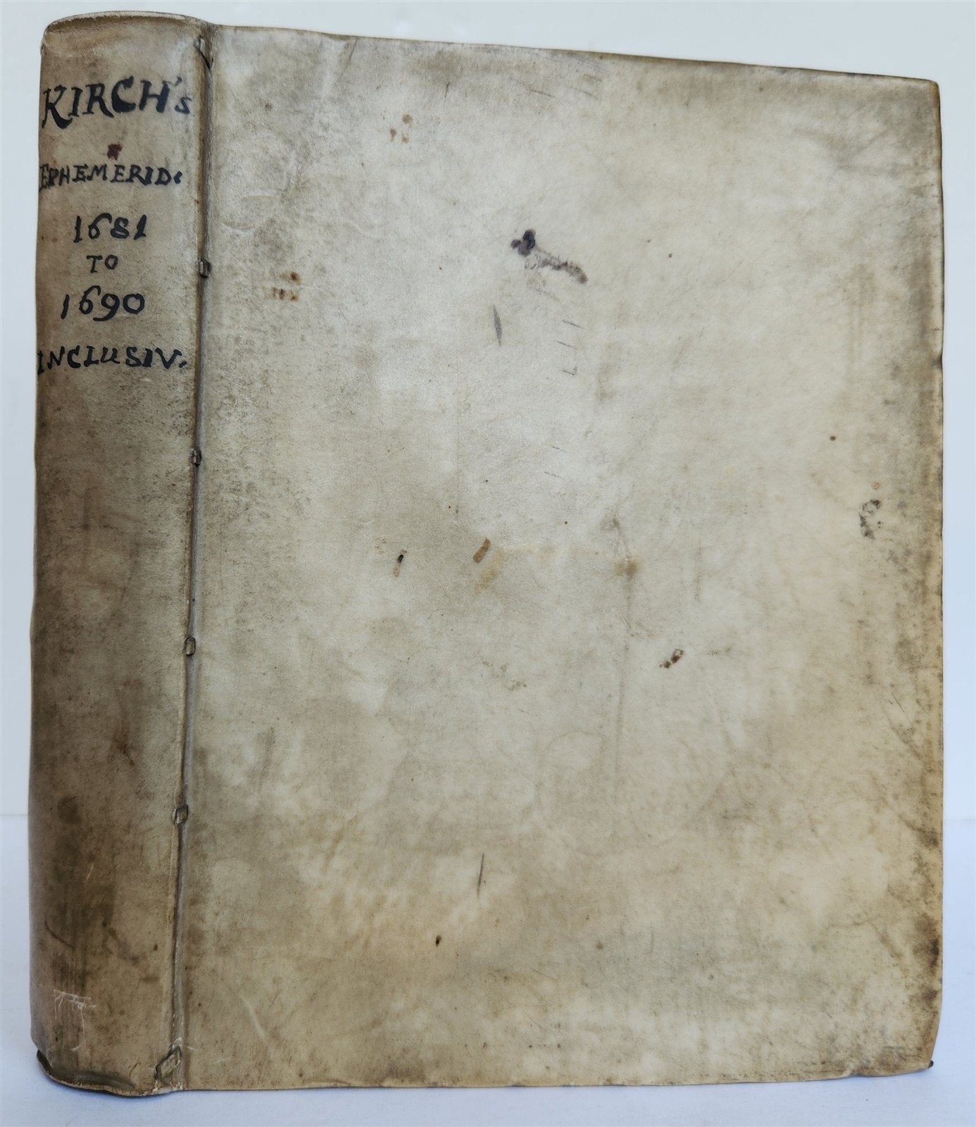 1681 Ephemeridum by Gottfried Kirch ANTIQUE astronomy astrology ILLUSTRATED