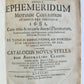 1681 Ephemeridum by Gottfried Kirch ANTIQUE astronomy astrology ILLUSTRATED