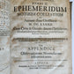 1681 Ephemeridum by Gottfried Kirch ANTIQUE astronomy astrology ILLUSTRATED