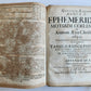 1681 Ephemeridum by Gottfried Kirch ANTIQUE astronomy astrology ILLUSTRATED