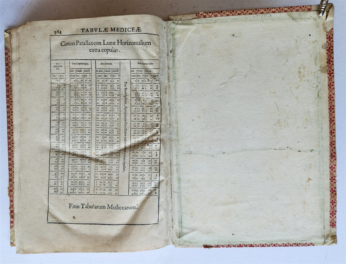 1647 Tabulae Motuum Caelestium Universalis V.Renieri ANTIQUE astronomy astrology