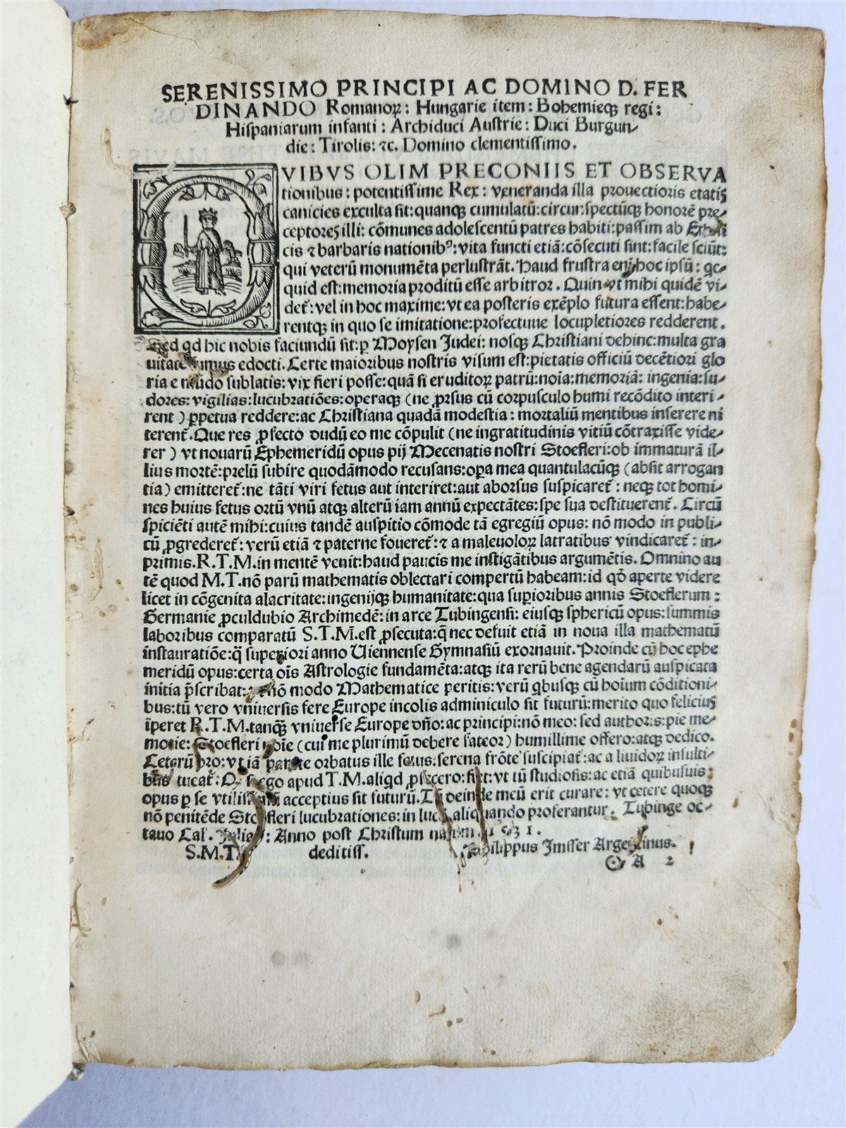 1532 Ephemeridum Opus by Johannes Stoeffler ANTIQUE astronomy astrology SCARCE