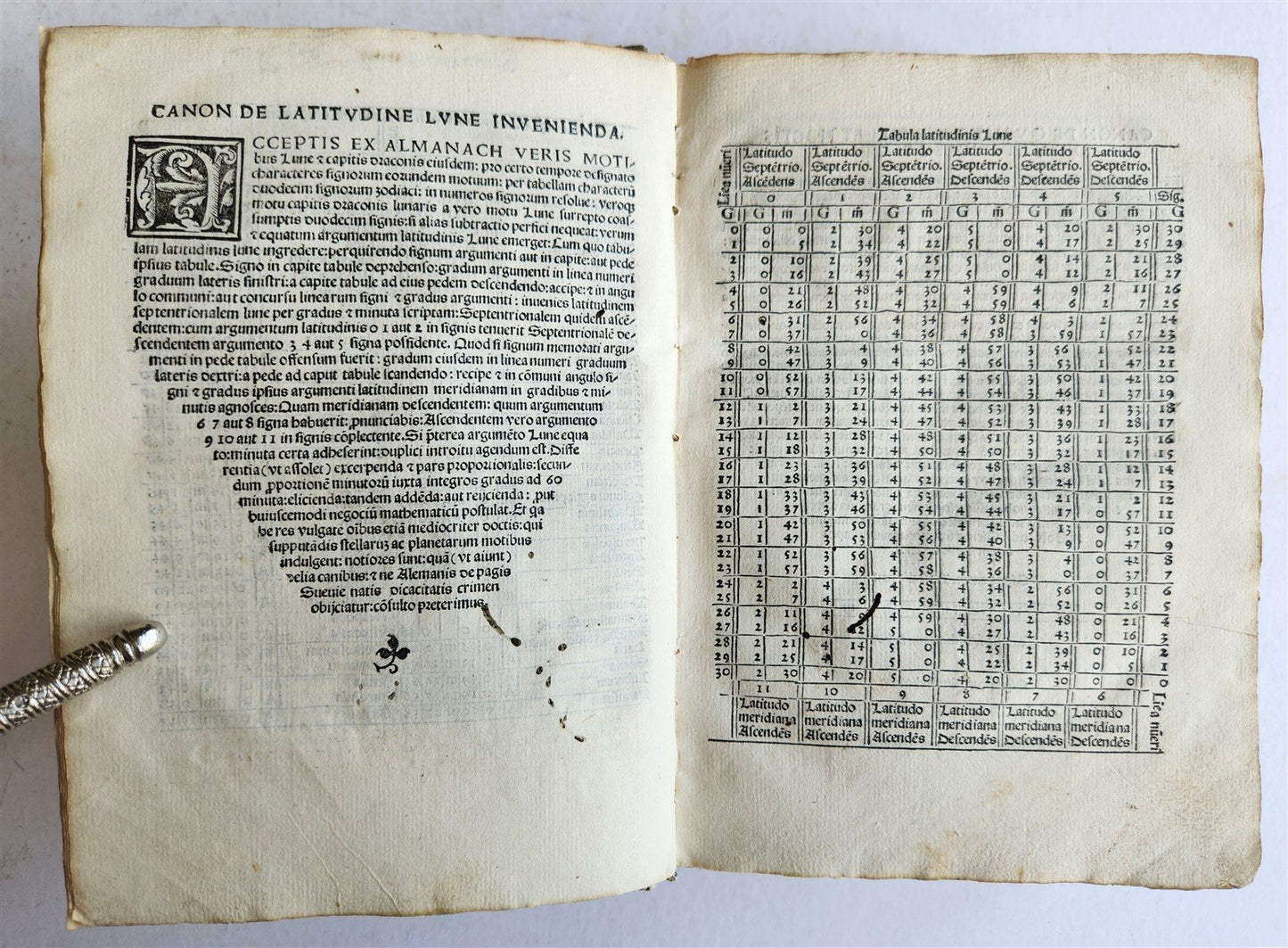 1532 Ephemeridum Opus by Johannes Stoeffler ANTIQUE astronomy astrology SCARCE