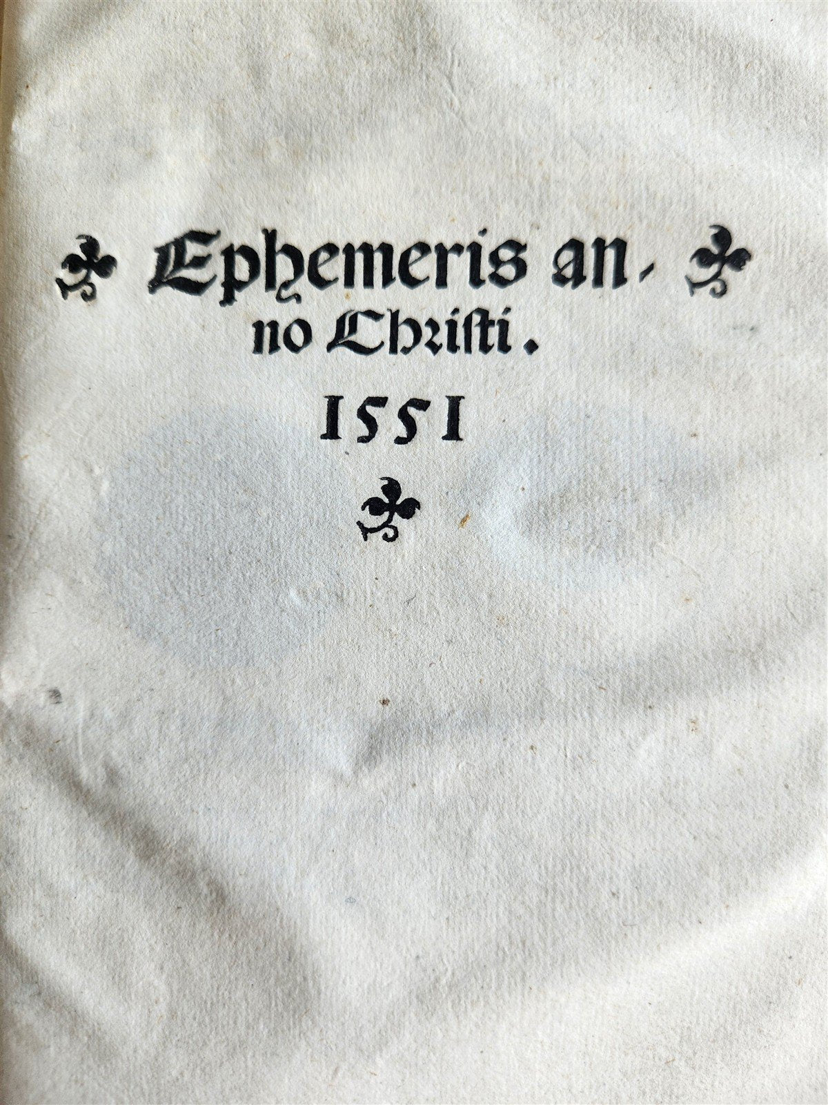 1532 Ephemeridum Opus by Johannes Stoeffler ANTIQUE astronomy astrology SCARCE