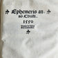 1532 Ephemeridum Opus by Johannes Stoeffler ANTIQUE astronomy astrology SCARCE
