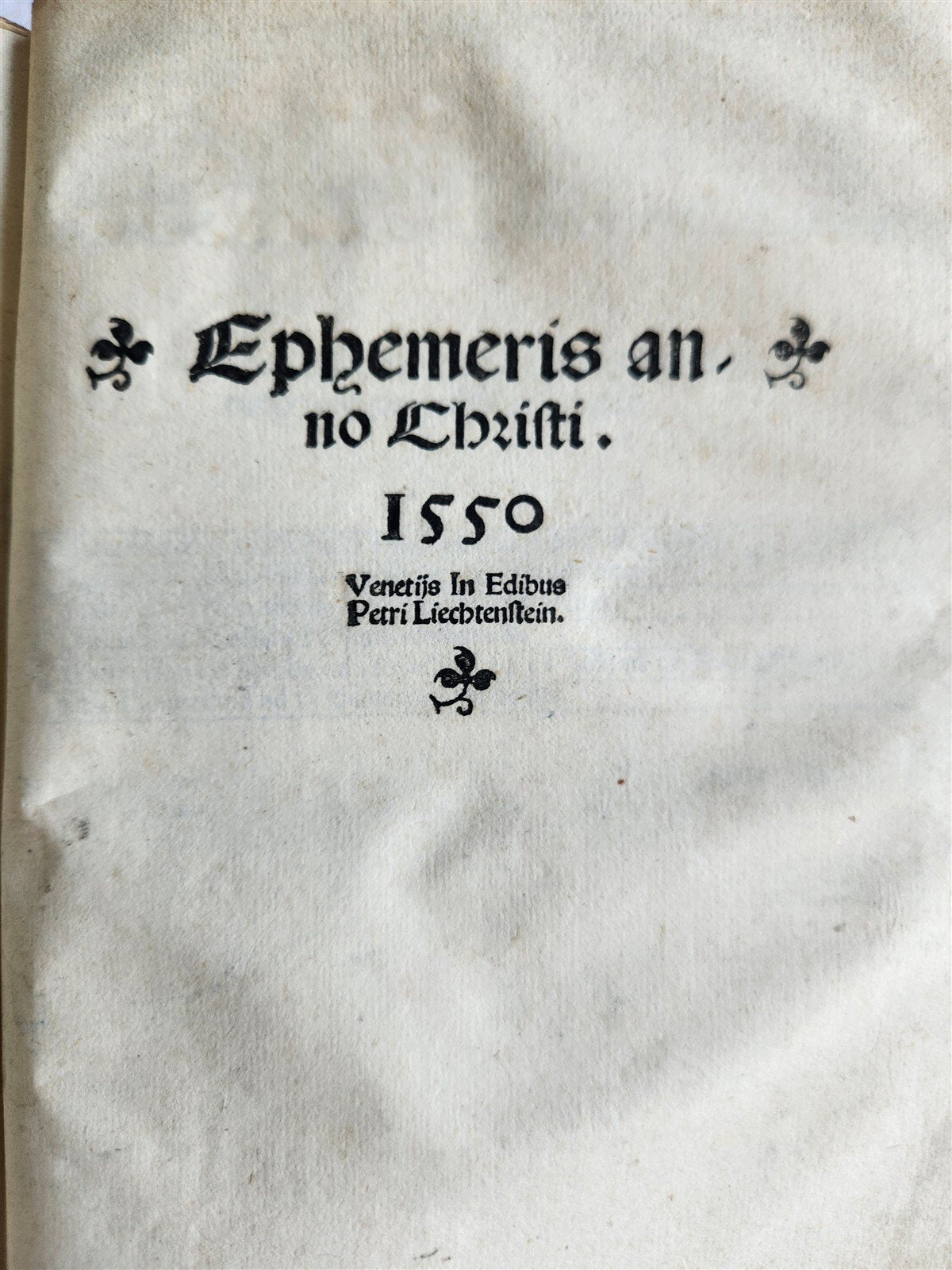 1532 Ephemeridum Opus by Johannes Stoeffler ANTIQUE astronomy astrology SCARCE