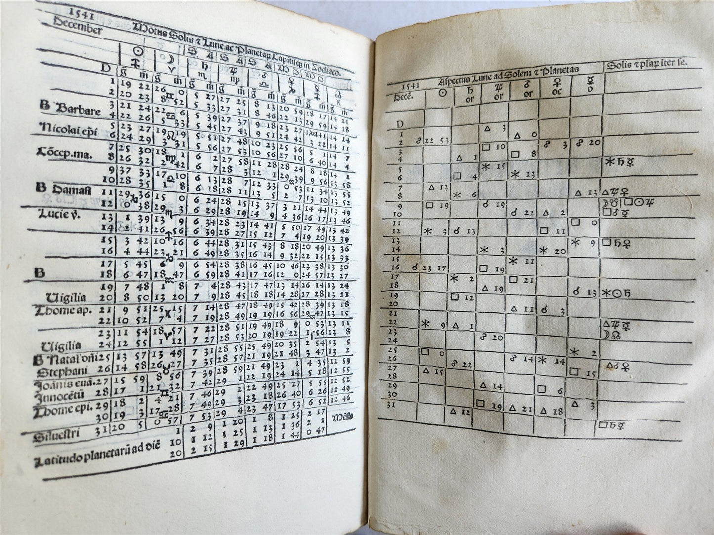 1532 Ephemeridum Opus by Johannes Stoeffler ANTIQUE astronomy astrology SCARCE