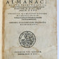1553 Almanach Novum by Petrus Pitatus ANTIQUE astronomy astrology RARE