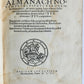 1553 Almanach Novum by Petrus Pitatus ANTIQUE astronomy astrology RARE