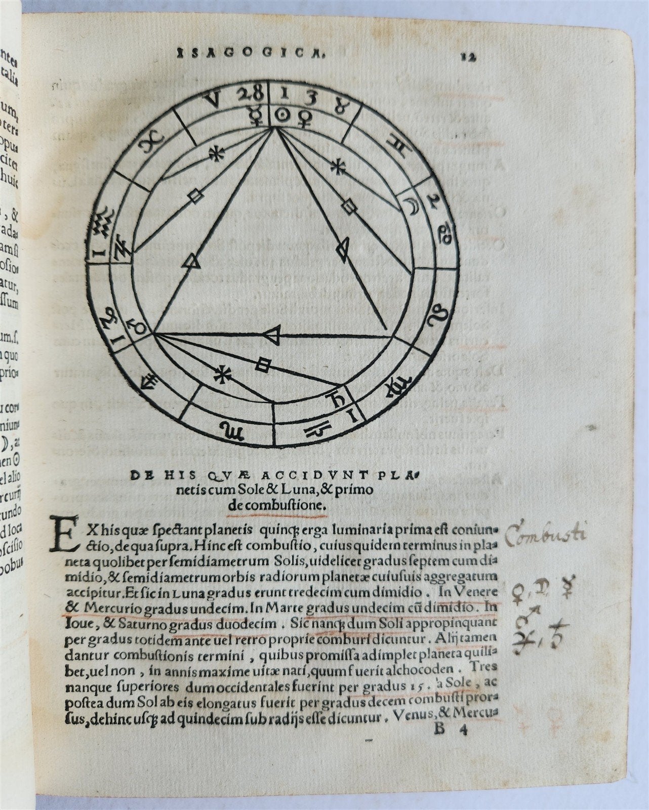 1553 Almanach Novum by Petrus Pitatus ANTIQUE astronomy astrology RARE