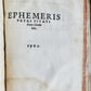 1553 Almanach Novum by Petrus Pitatus ANTIQUE astronomy astrology RARE