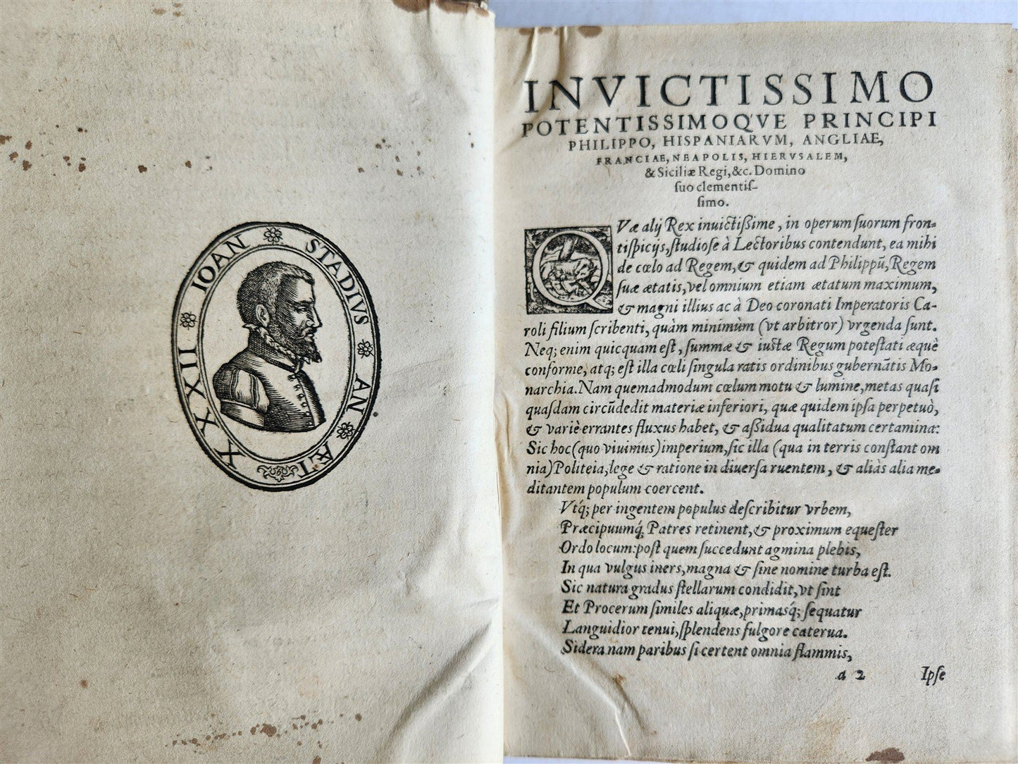 1560 Ephemerides Novae et Auctae by Joannes Stadius ANTIQUE astronomy astrology