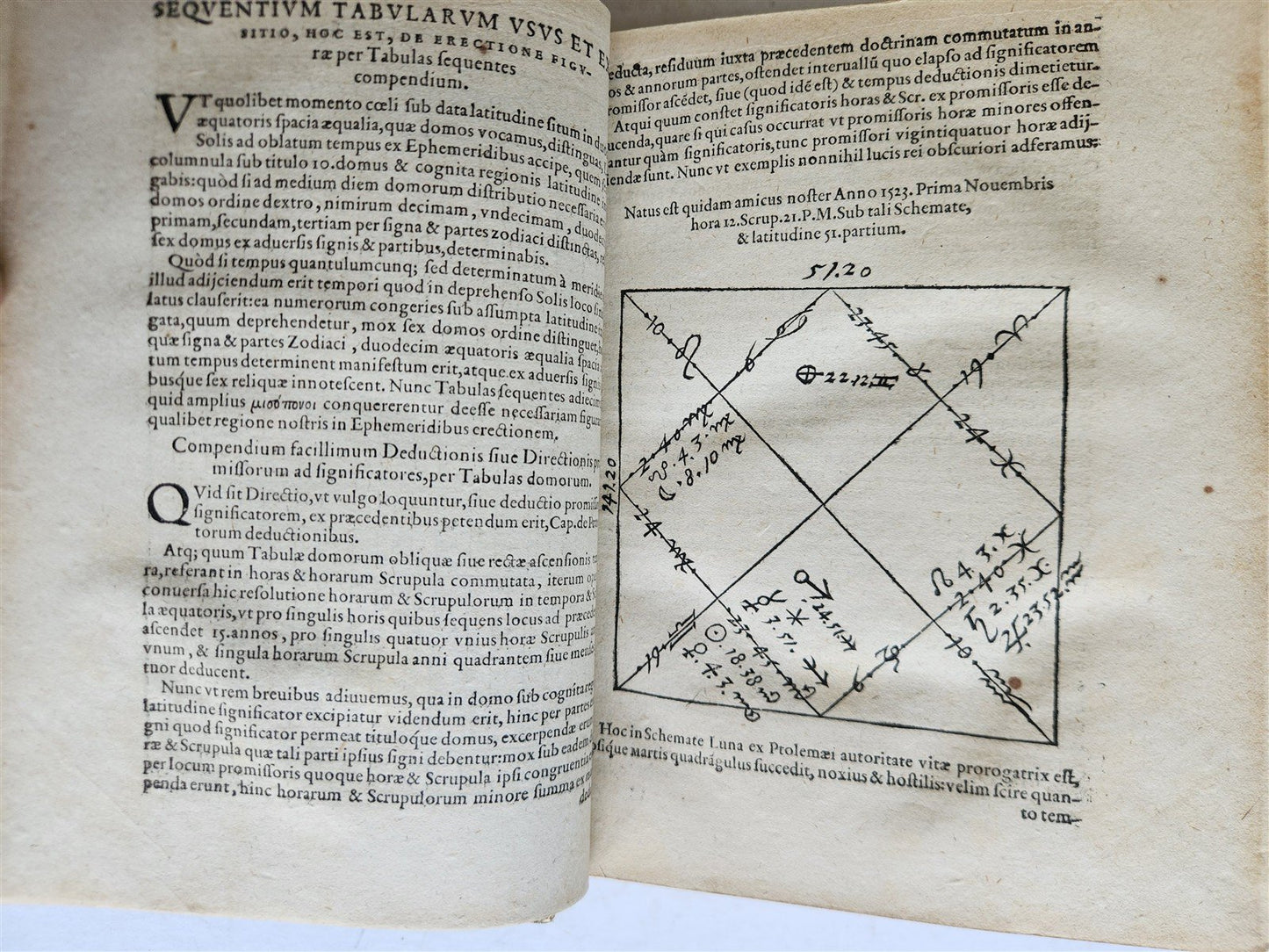 1560 Ephemerides Novae et Auctae by Joannes Stadius ANTIQUE astronomy astrology