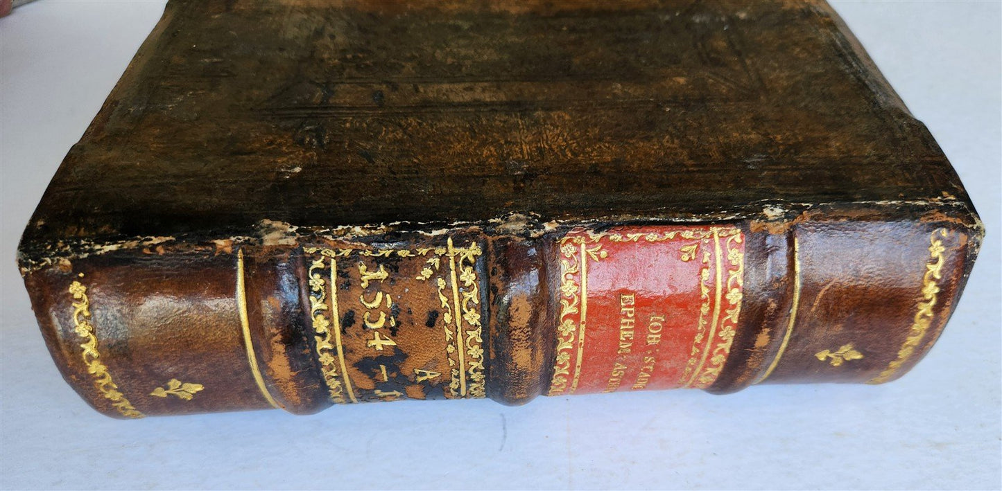 1560 Ephemerides Novae et Auctae by Joannes Stadius ANTIQUE astronomy astrology