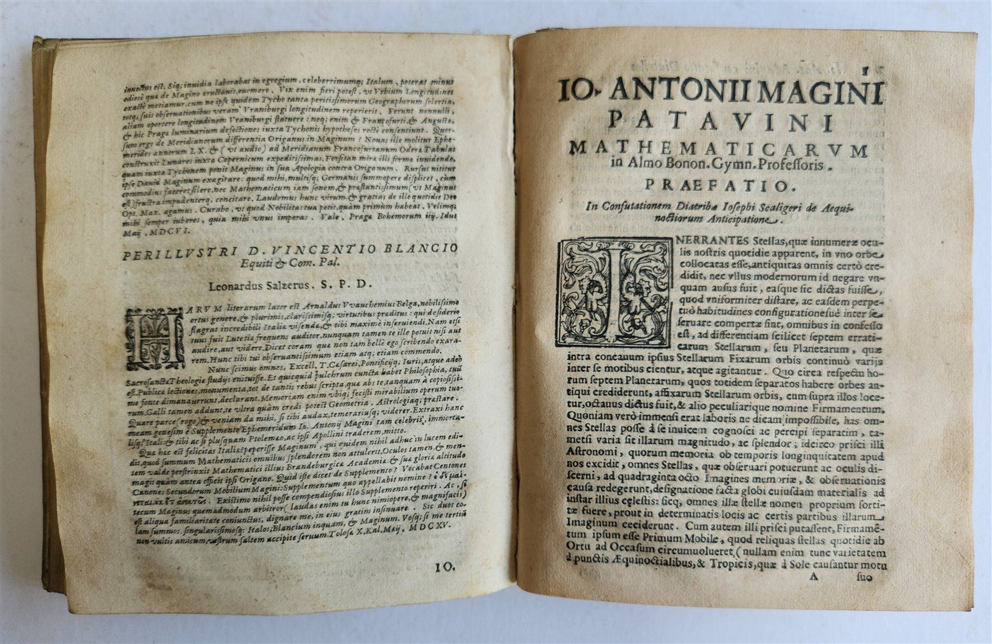 1607 De ASTROLOGICA RETIONE Giovanni Antonio Magini ANTIQUE astronomy astrology