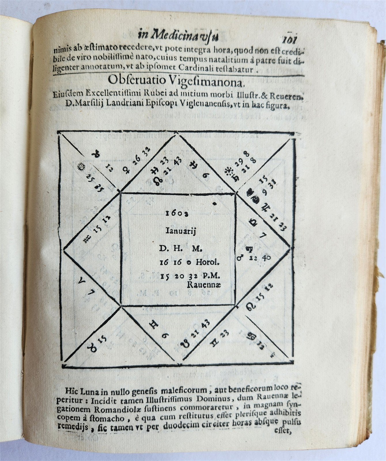 1607 De ASTROLOGICA RETIONE Giovanni Antonio Magini ANTIQUE astronomy astrology