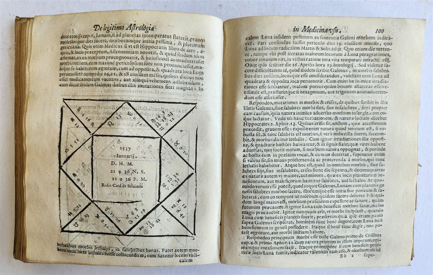 1607 De ASTROLOGICA RETIONE Giovanni Antonio Magini ANTIQUE astronomy astrology