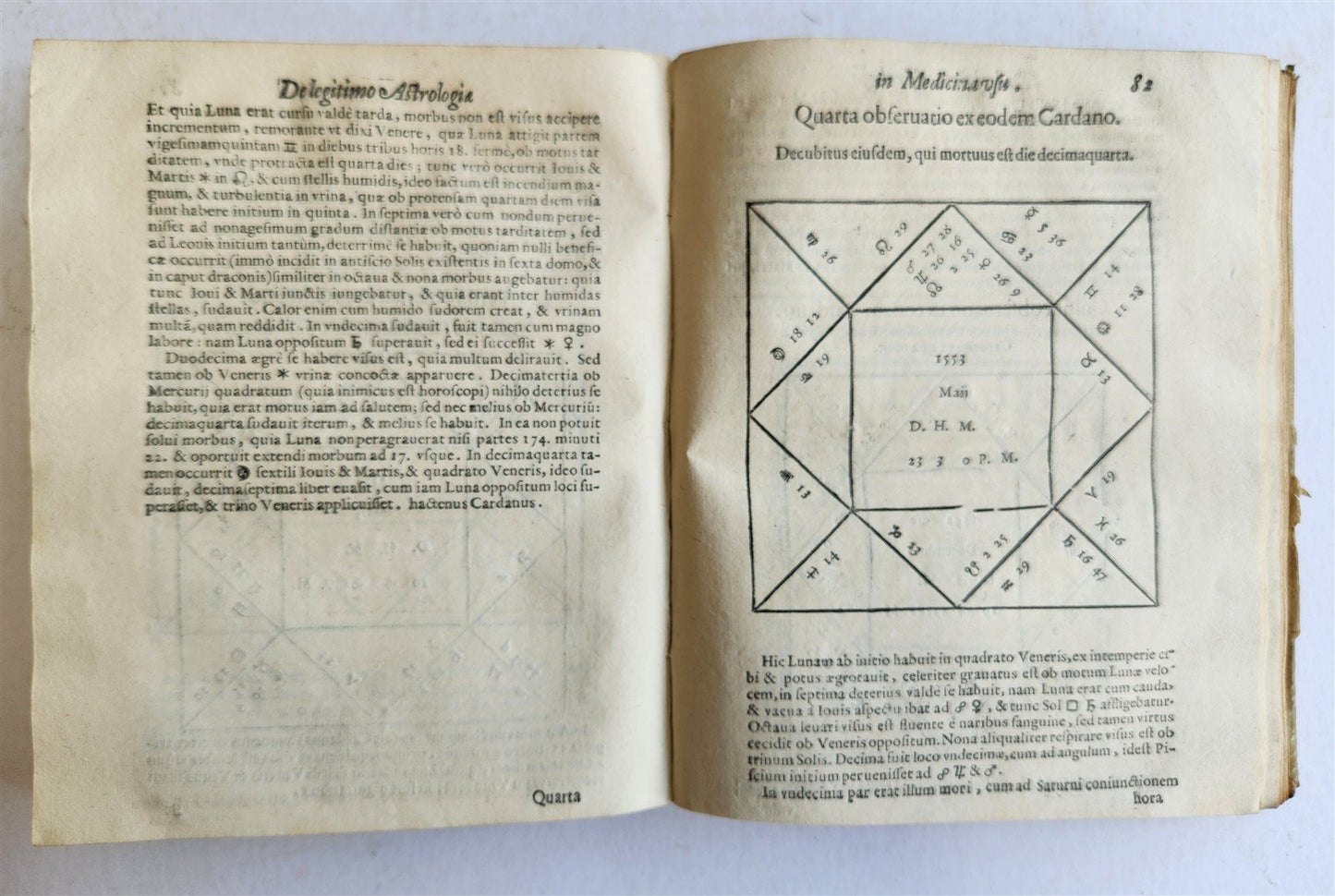 1607 De ASTROLOGICA RETIONE Giovanni Antonio Magini ANTIQUE astronomy astrology