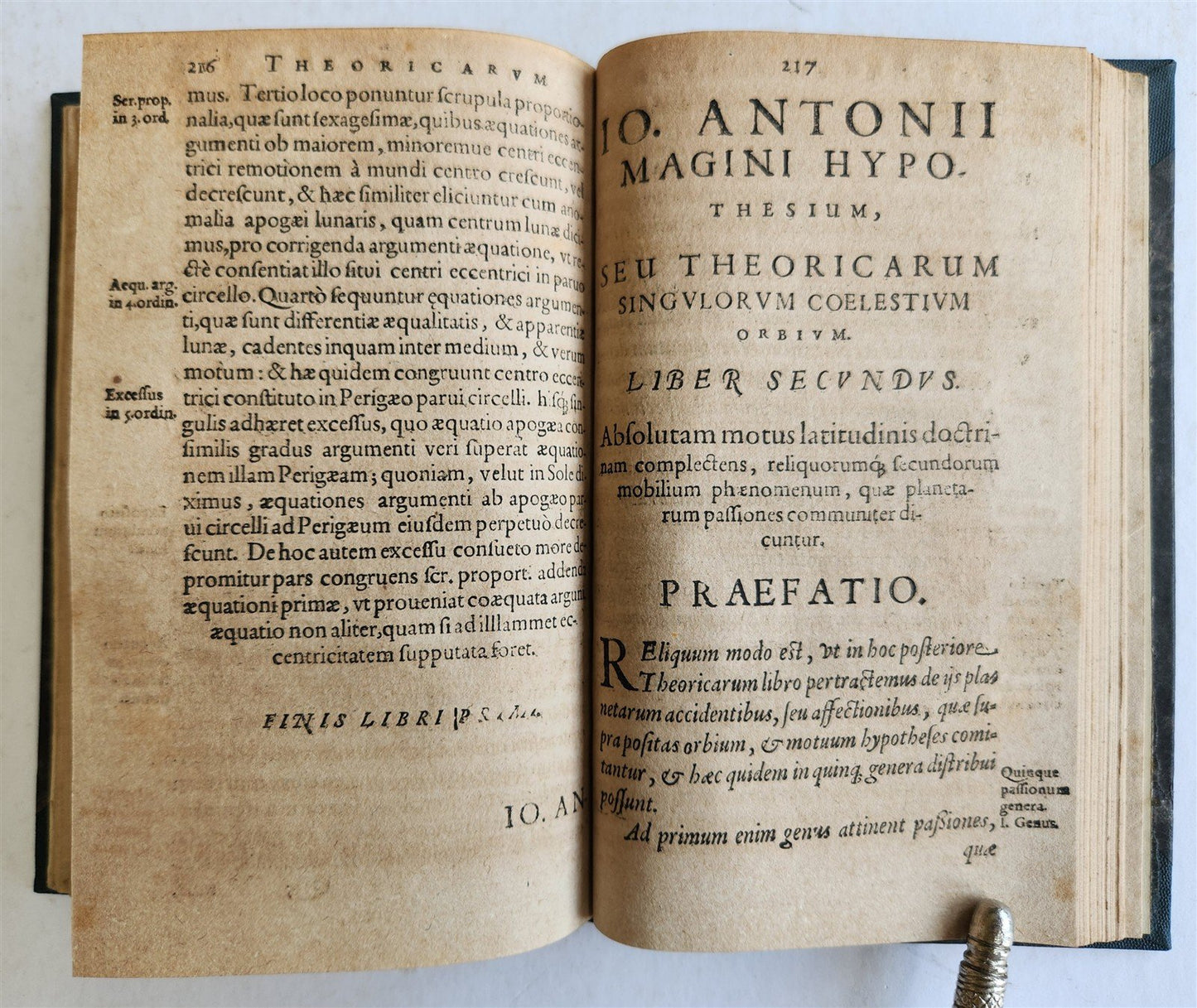 1608 ASTRONOMY aligned w/ N.COPERNICUS by G. Magini ANTIQUE illustrated