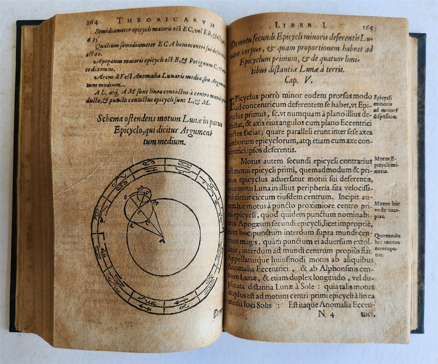 1608 ASTRONOMY aligned w/ N.COPERNICUS by G. Magini ANTIQUE illustrated