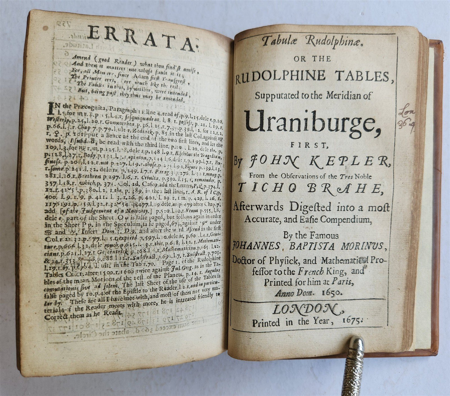 1676 KEY to WHOLE ART of ASTROLOGY in ENGLISH by Henry Coley ANTIQUE illustrated
