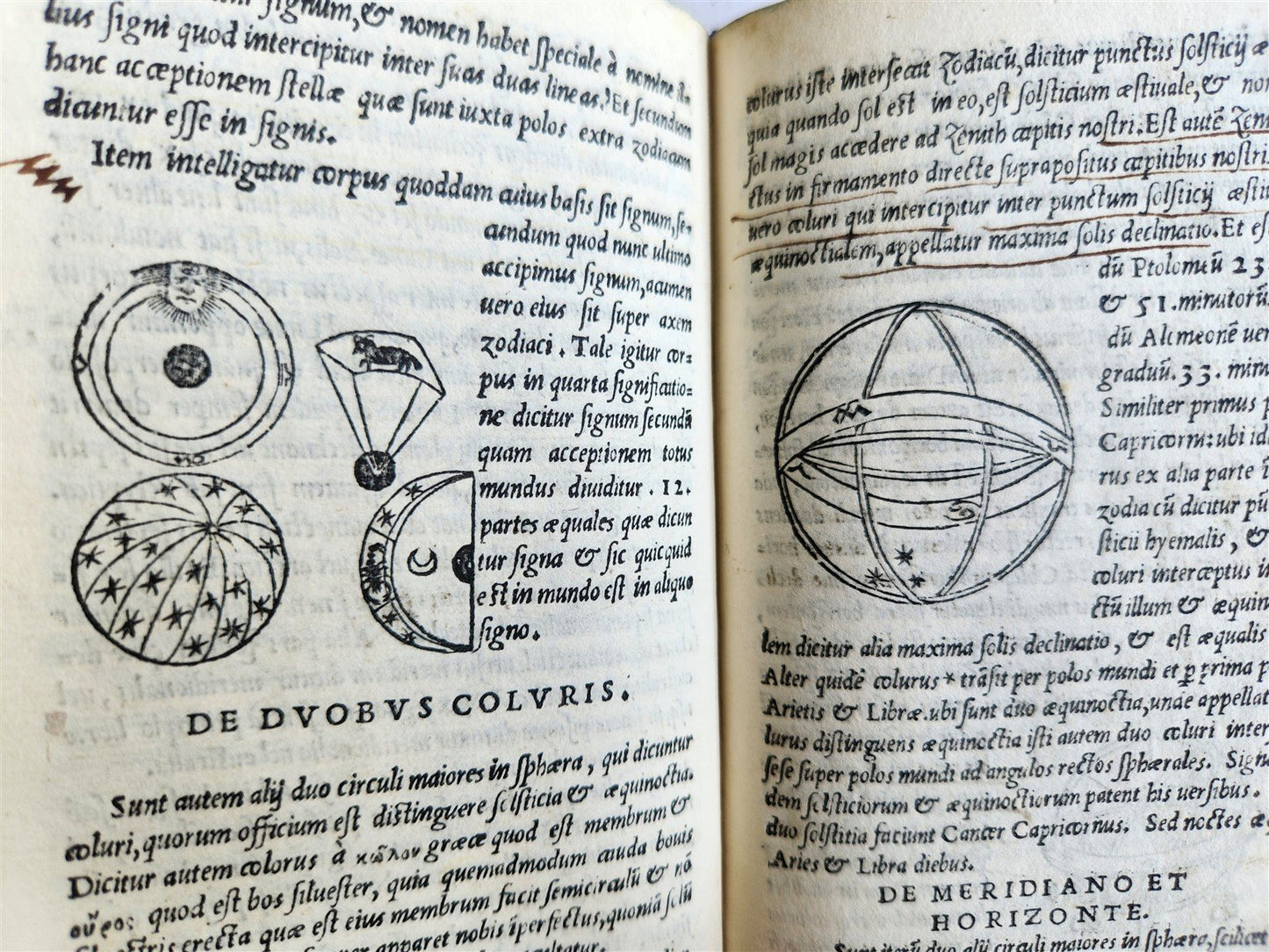 1537 LIBER de SPHAERA by Johannes de Sacrobosco ANTIQUE illustrated