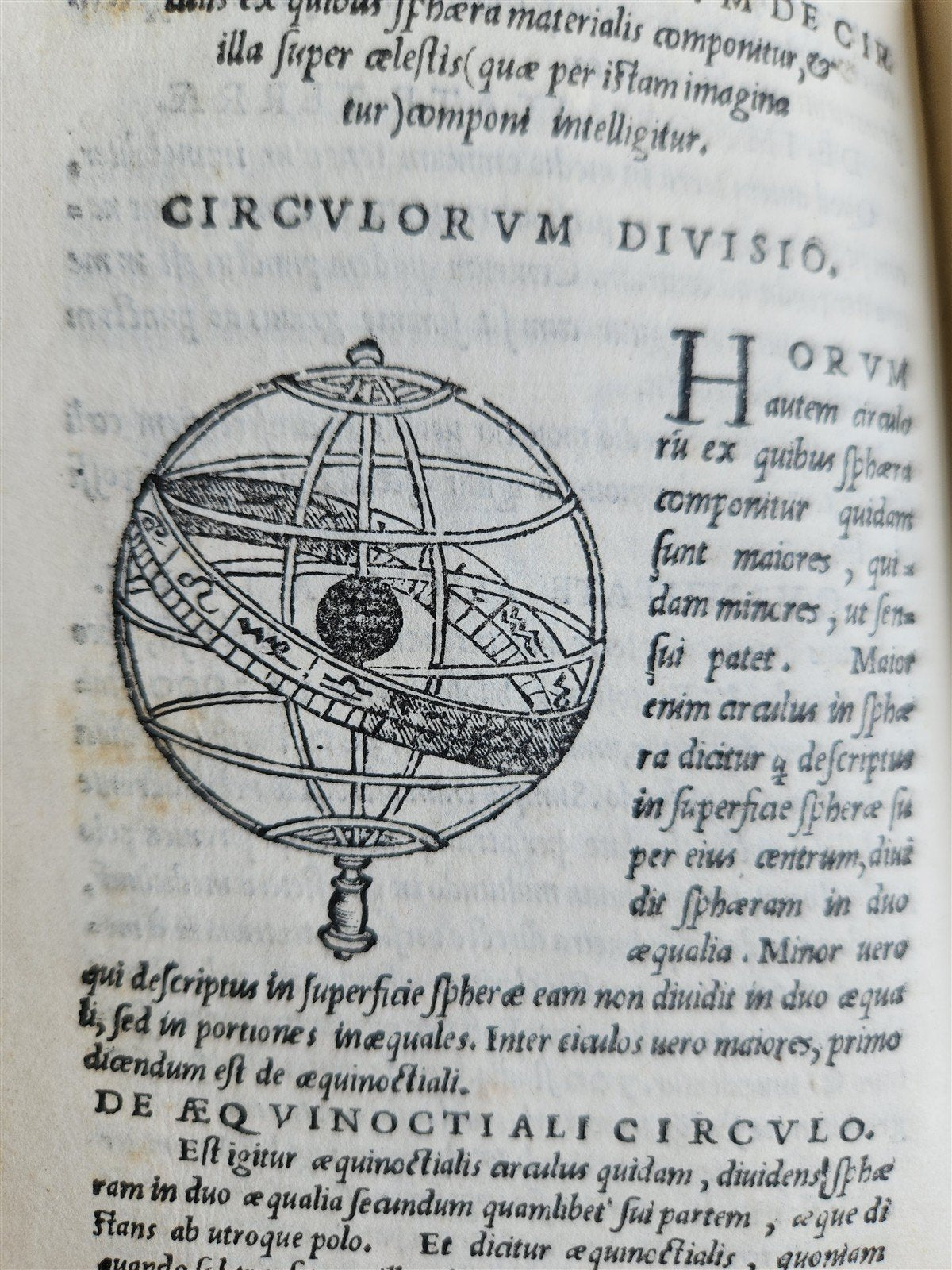 1537 LIBER de SPHAERA by Johannes de Sacrobosco ANTIQUE illustrated