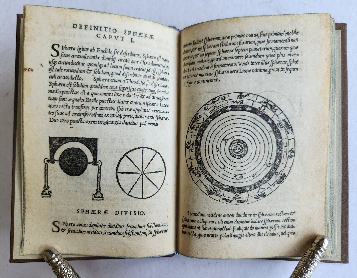 1537 LIBER de SPHAERA by Johannes de Sacrobosco ANTIQUE illustrated
