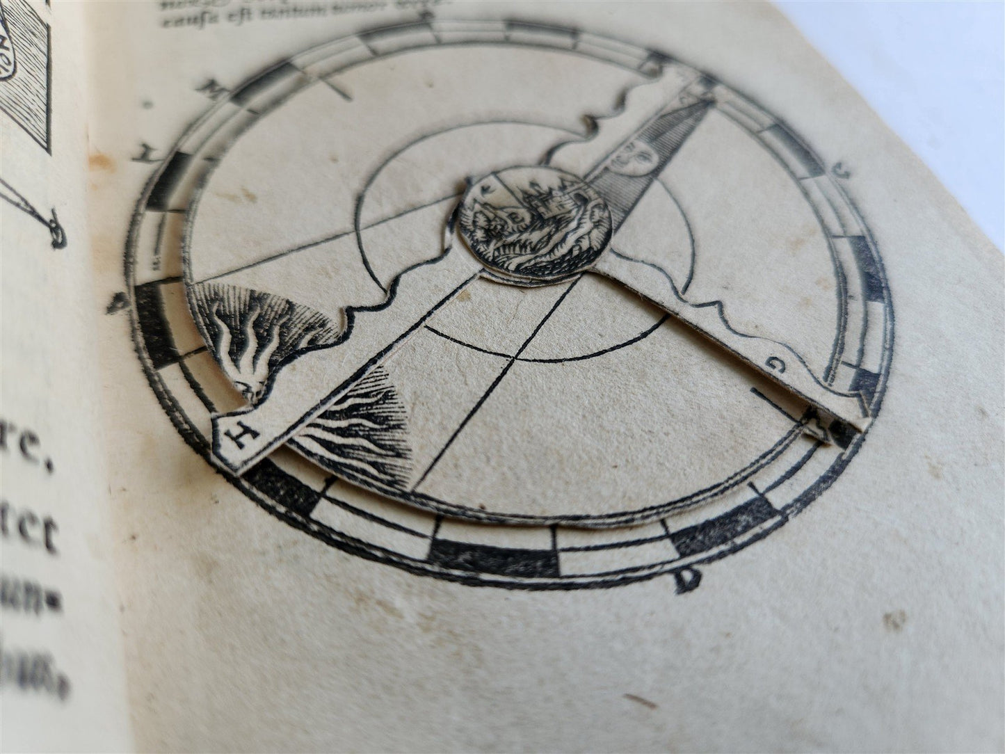 1543 LIBELLUS de SPHAERA by Johannes de Sacrobosco ANTIQUE volvelles illustrated