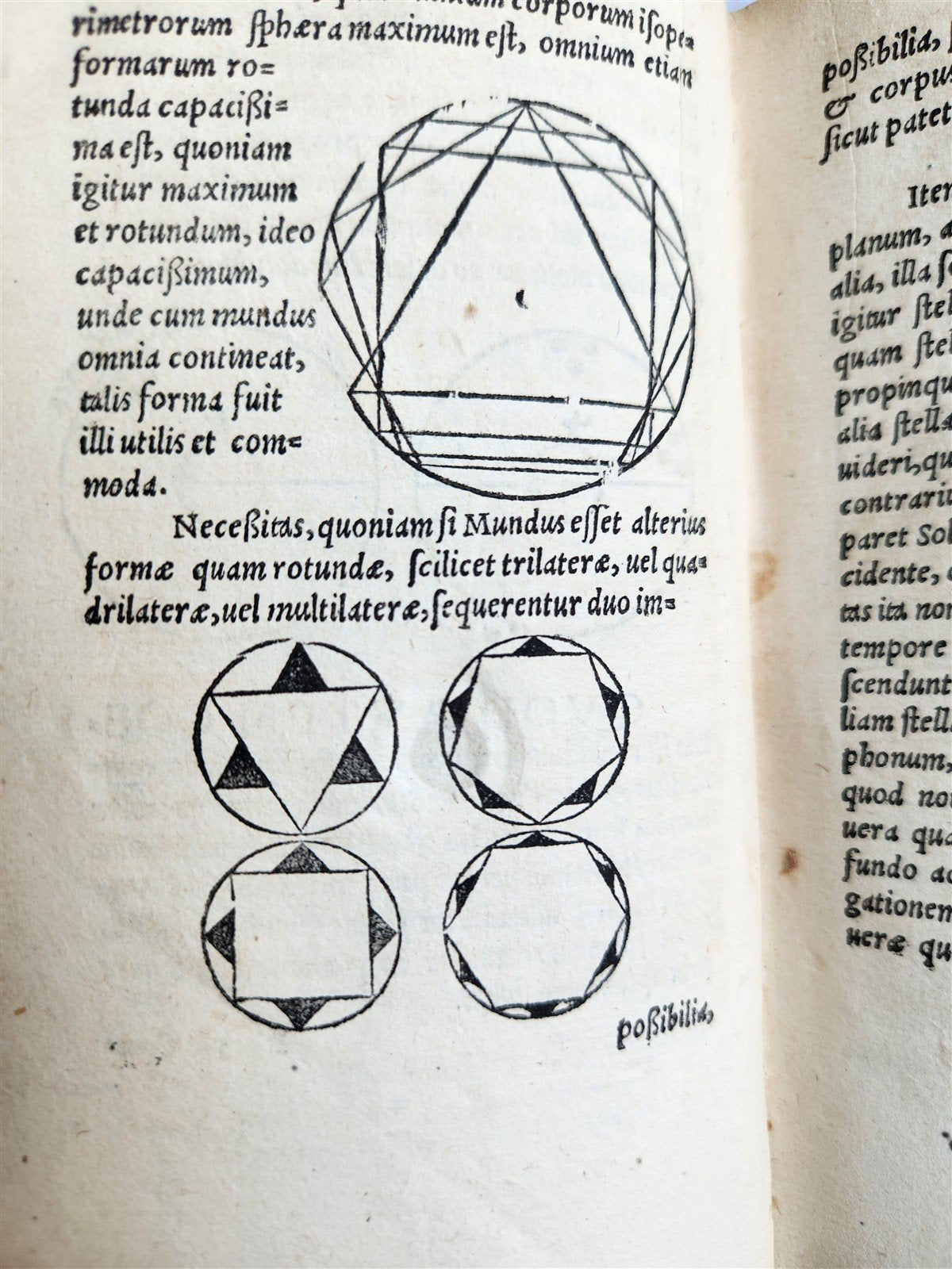 1543 LIBELLUS de SPHAERA by Johannes de Sacrobosco ANTIQUE volvelles illustrated