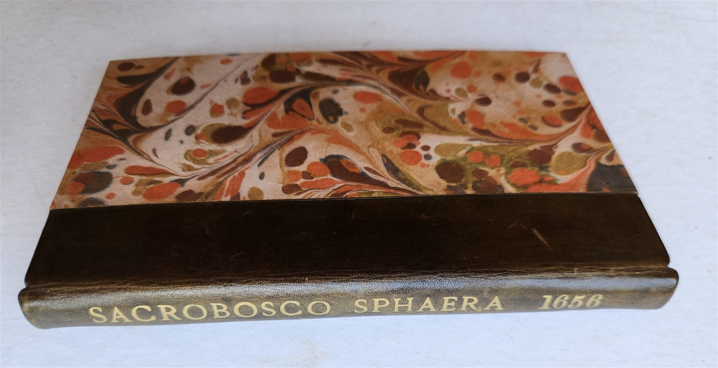 1656 SPHAERA by Johannes de Sacrobosco ANTIQUE illustrated ASTRONOMY