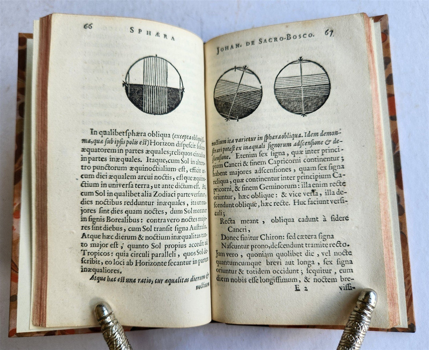 1656 SPHAERA by Johannes de Sacrobosco ANTIQUE illustrated ASTRONOMY