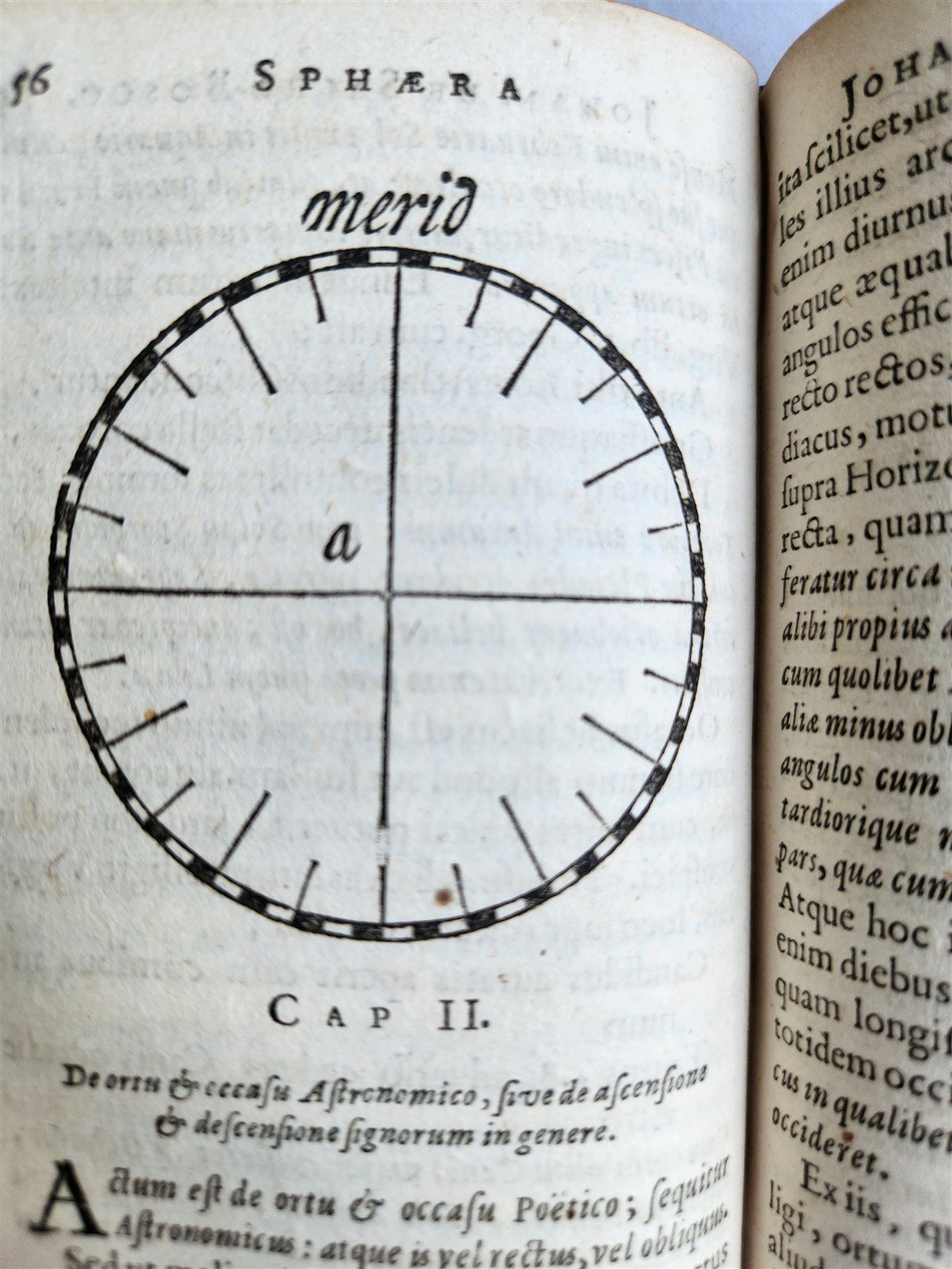 1656 SPHAERA by Johannes de Sacrobosco ANTIQUE illustrated ASTRONOMY