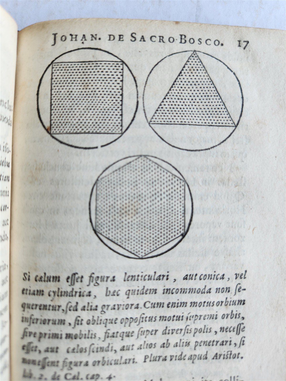 1656 SPHAERA by Johannes de Sacrobosco ANTIQUE illustrated ASTRONOMY