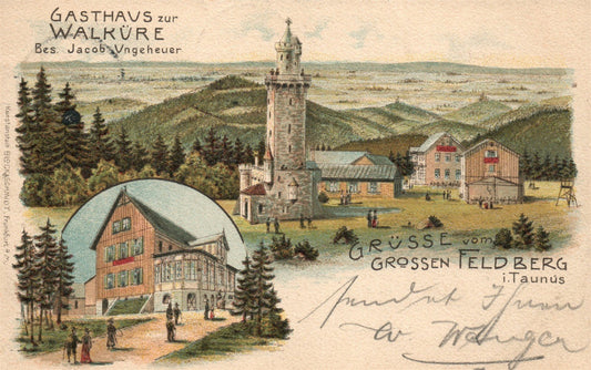 GERMANY FELDERG ANTIQUE POSTCARD