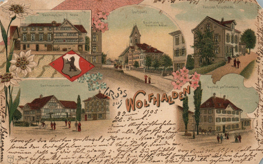GERMANY WOLFHALDEN ANTIQUE POSTCARD